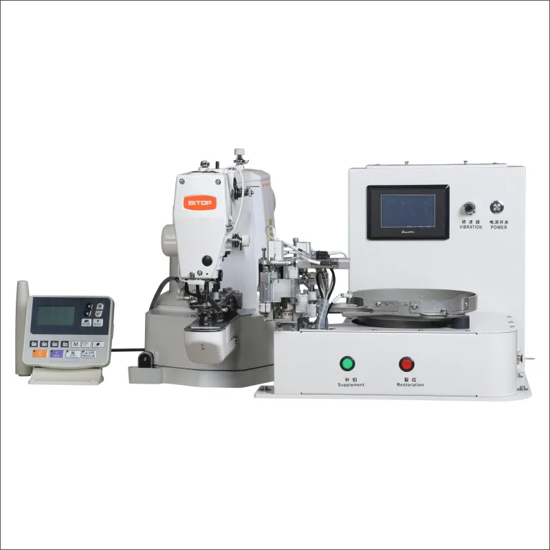 

BT-958-438D automatic button attaching sewing machine press button machine for garment