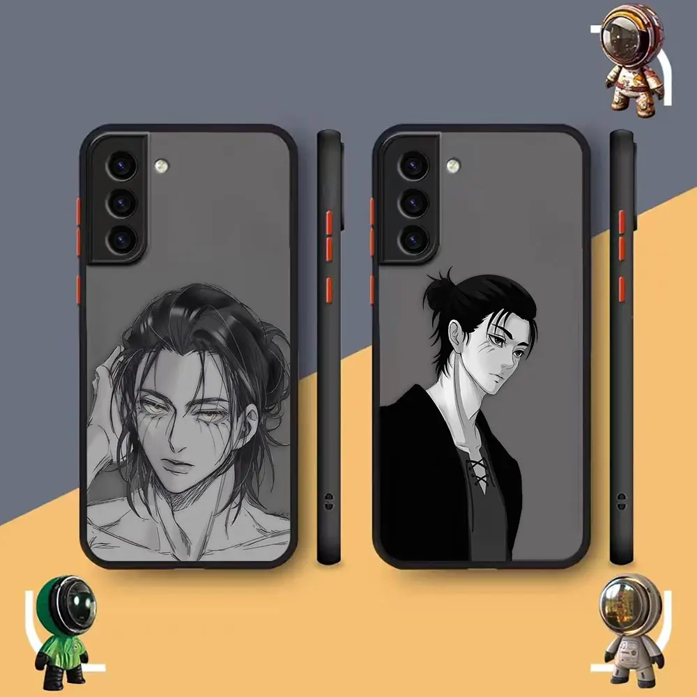 

Japan Anime A-Attack O-On T-Titan E-Eren Matte Case for Samsung Galaxy S23 S22 S21 S20 S10 S9 S8 Plus ULTRA 5G Case Funda Shell