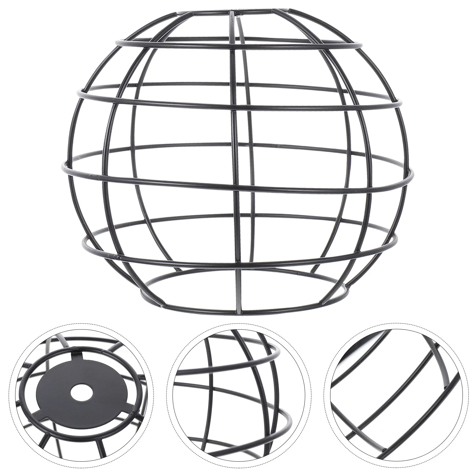 

Pendant Iron Lampshade Decorative Outdoor Wall Lantern Chandelier Retro Design Multifunctional Home Round