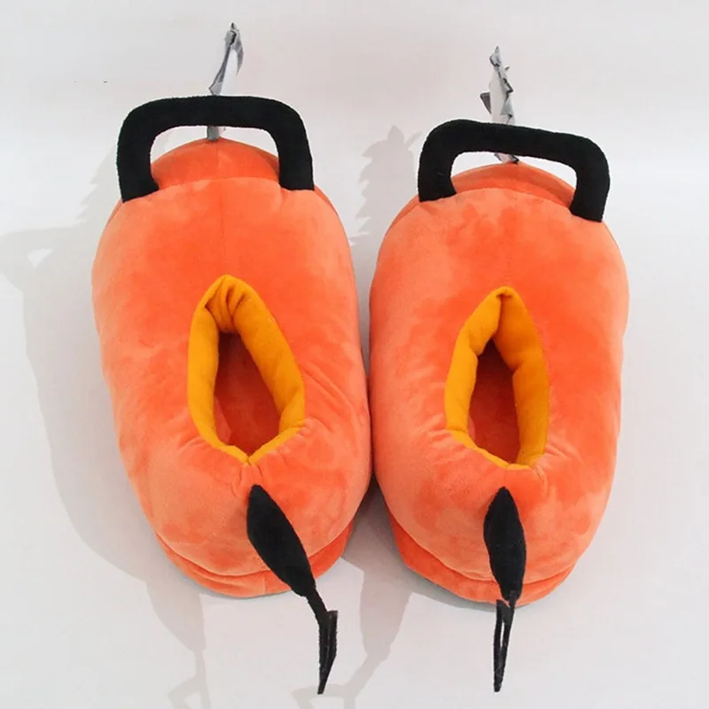 Chainsaw Man pantofole invernali Pochita taglia unica 3