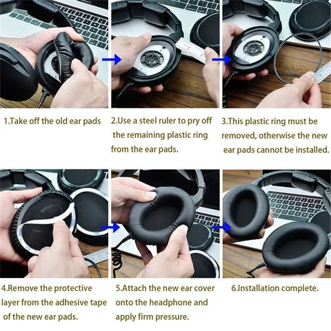 Сменные амбушюры, подушечки для наушников SENNHEISER HD300Pro HMD300Pro, сменный чехол для наушников, аксессуары для гарнитуры