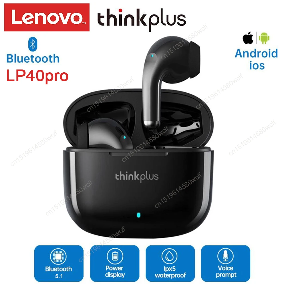 

Обновление Lenovo Thinkplus LivePods LP40pro TWS наушники Bluetooth 5,1 настоящие беспроводные наушники спортивные наушники с микрофоном