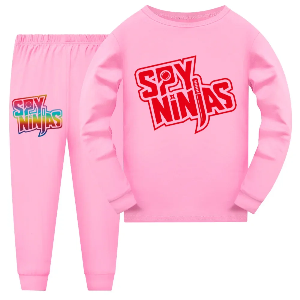 Детские пижамные комплекты SPY NINJAS хлопковая одежда для сна мальчиков костюм на