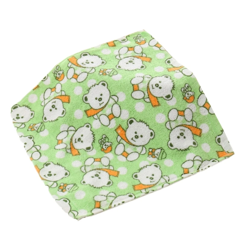 

Мягкое Полотенце для кормления новорожденных с милым мультяшным медведем, хлопковая ткань для вытирания рук, слюна, полотенце, платок