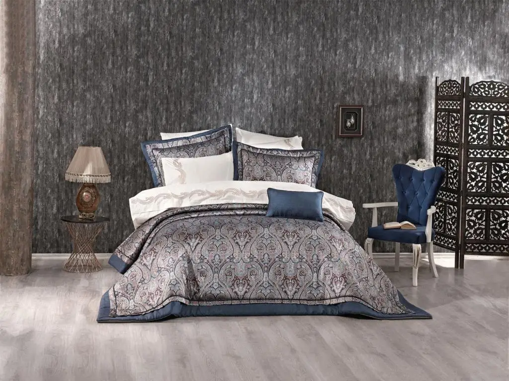 

Dowry disemi Violet 10 piece duvet cover set indigo