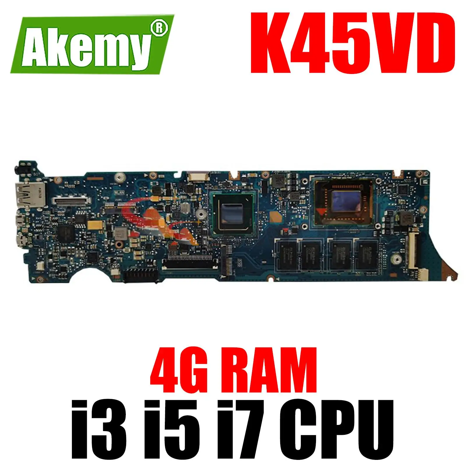 UX31E Original Motherboard for ASUS UX31 UX31E Laptop Motherboard with i3 i5 i7 CPU 4G/RAM UX31E Motherboard