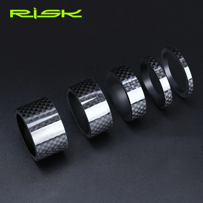 

Bicycle Carbon Fiber Washer 1-1/8" Stem washer Spacer 28.6mm MTB Front Fork 3/5/10/15/20mm Road Bike Accessories