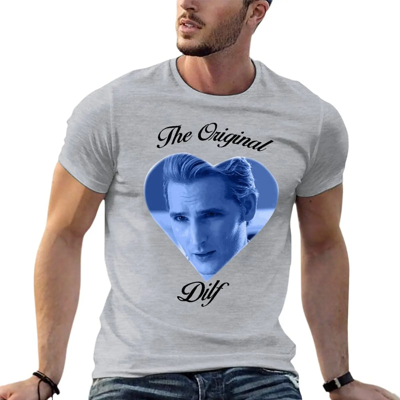 

The Original Dilf Carlisle Cullen - Twilight Oversized T-Shirt Summer Men'S Clothing Short Sleeve Streetwear Big Size Top Tee