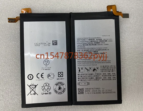 

For BlackBerry KEY2 Tlp035b1 Battery BlackBerry Key 2 Mobile Phone Battery