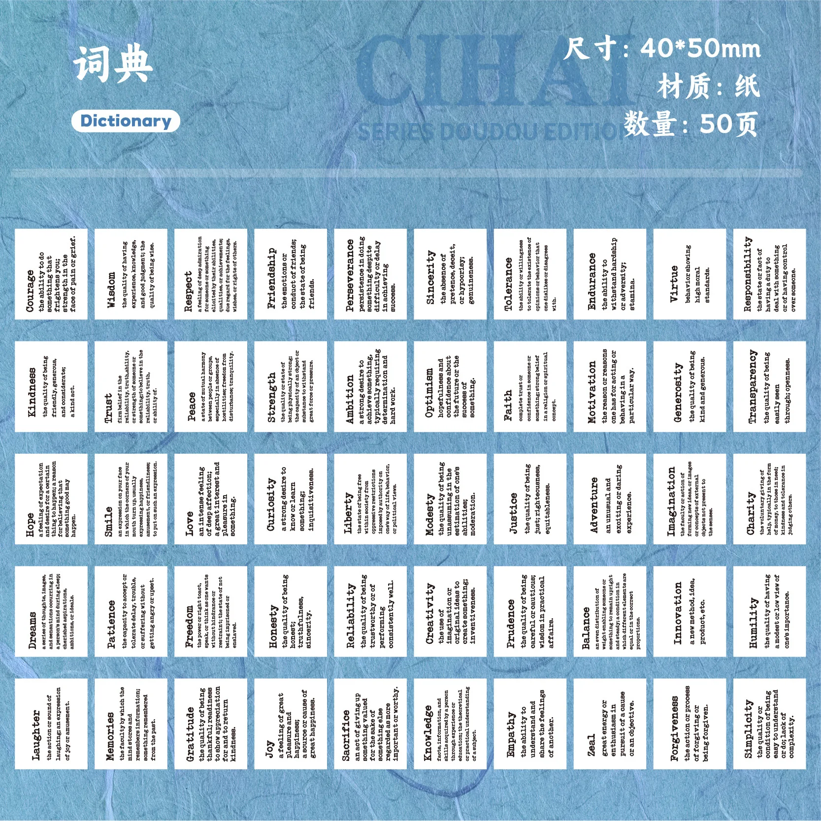 

Блокноты Alideco, бумага, 50 шт.