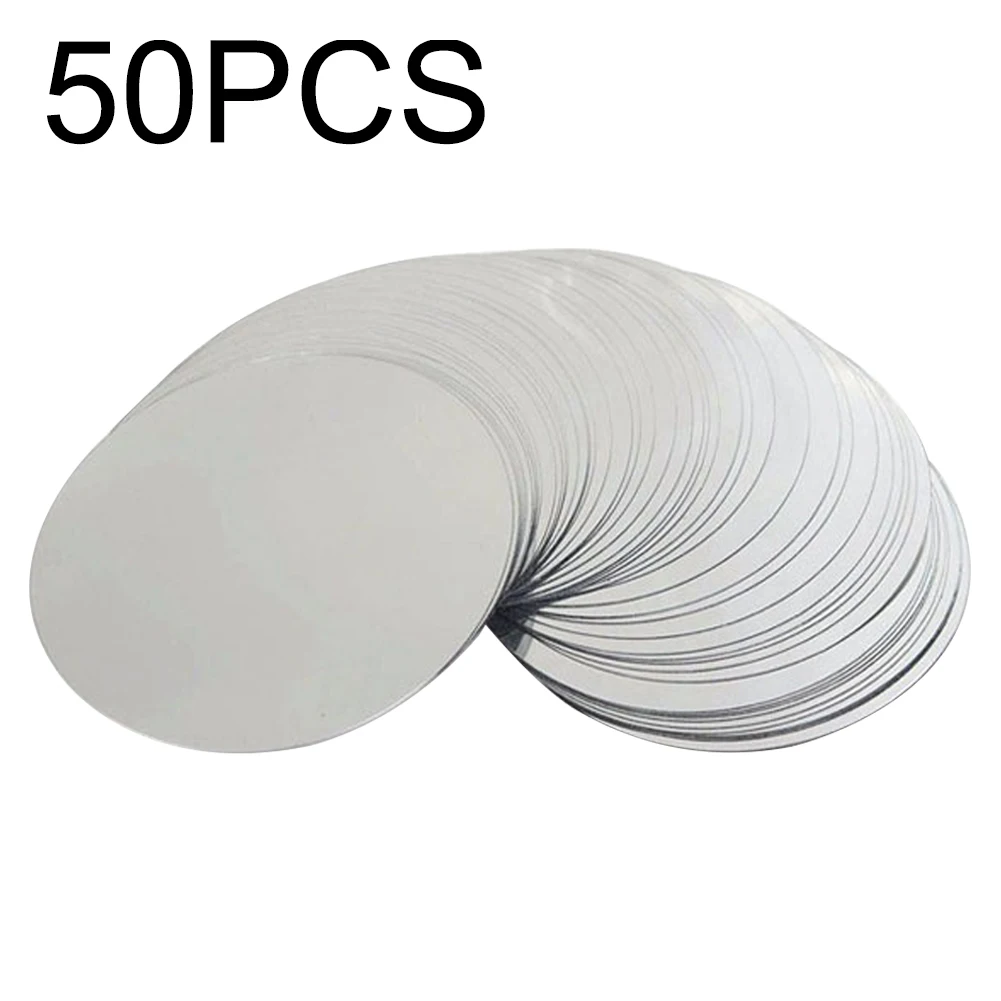 

50pcs 3inch Spouts Bar Aluminum Foil Reusable Flexible Disk Drop Stopping Home For Bottles Restaurant Wine Pourer Disc Club