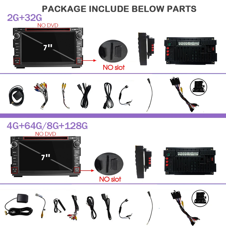 Автомагнитола Naviunit 2 din android 11 с экраном для Kia Ceed 2010-2012 мультимедийные видеоплееры