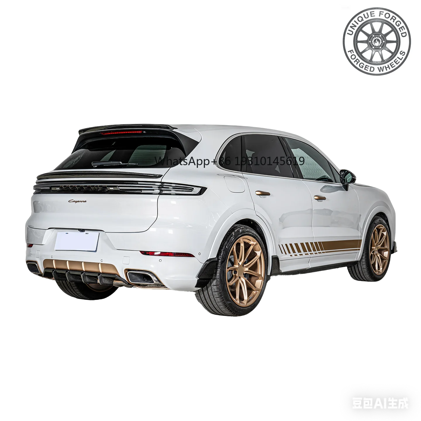 Фото 26 стилей карбонового обвеса TKT Model для Porsche Cayenne GTSSD 2024-2025: передний сплиттер, задний спойлер, модифицированные детали №1