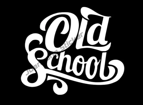 

Old School Vinyl Decal/sticker Funny Retro Classic Window Laptop Truck Car Novelty JDM Creative Refit Sticker Decor Accessories