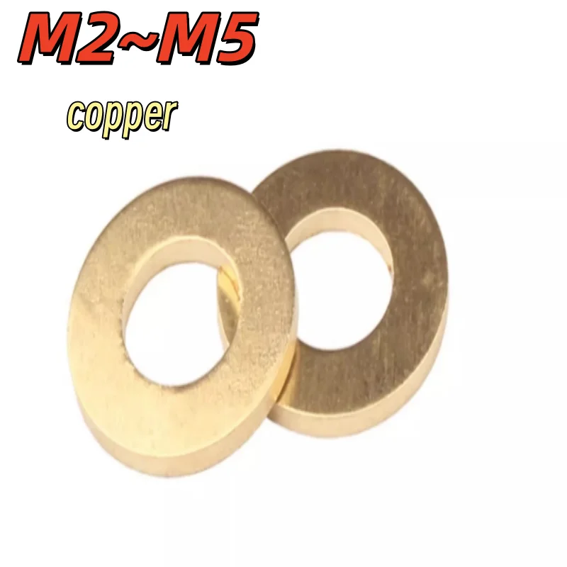 

M2 M2.5 M3 M4 M5 Твердая латунь Медная плоская шайба Простая латунная прокладка Прокладка Кольцевая прокладка Круглая мезонная прокладка
