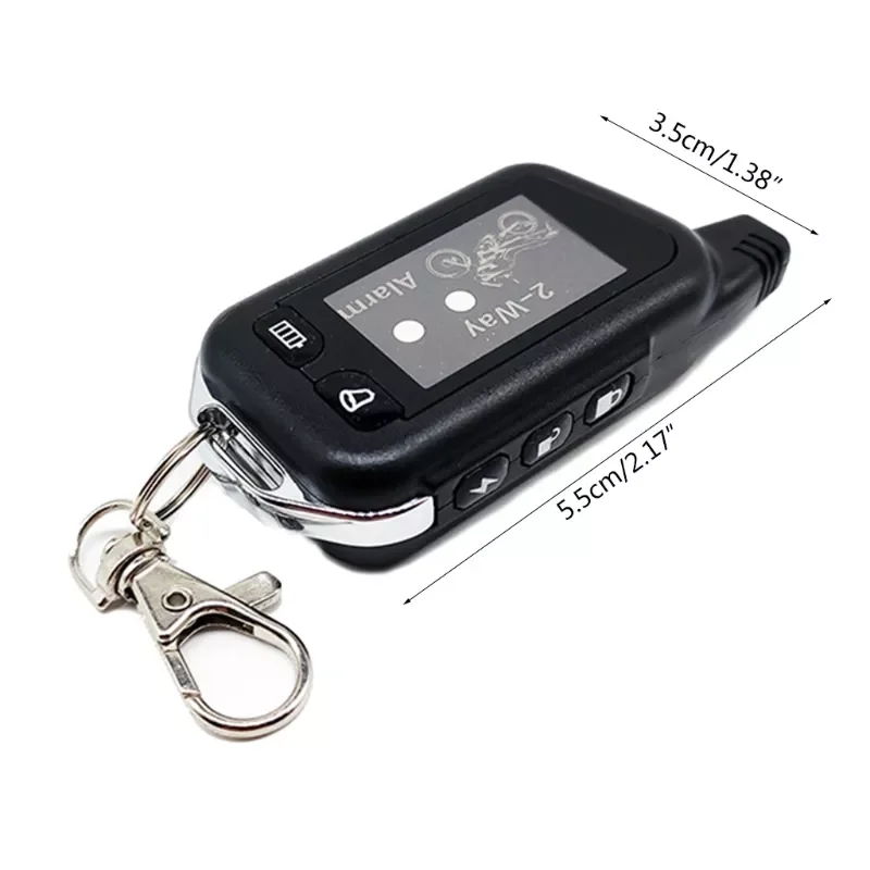 A Set 2 Way Anti-theft Alarm Systems Warning Alarm with Remote Control for Motorcycle Theft Protection enlarge
