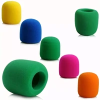 10pcs colorful headset mic cover microphone windscreen windshied headset foam replacement foam microphone cover