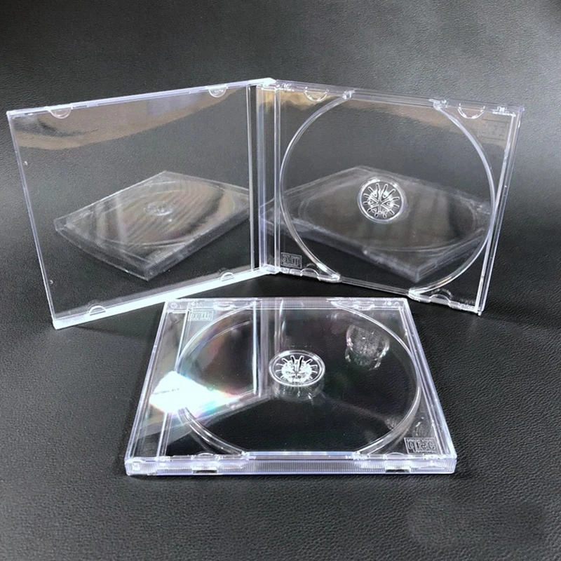 1PCS/2PCS/5PCS ReadStar Transparent Plastic Single Piece disc case CD case, thickened CD DVD disc box, 12cm Disc box images - 6