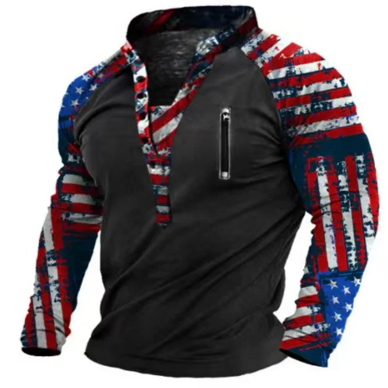 

Мужская тактическая рубашка с длинным рукавом, с принтом