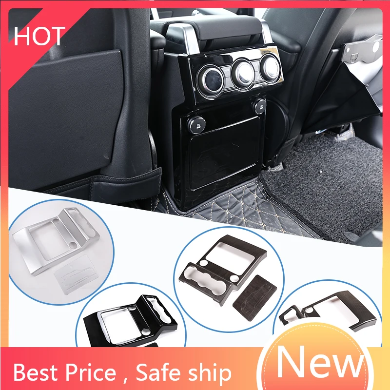 

4 Colors ABS Rear Air Vent Frame Trim For Land Rover Discovery 5 LR5 2017-2019 Accessories ggg