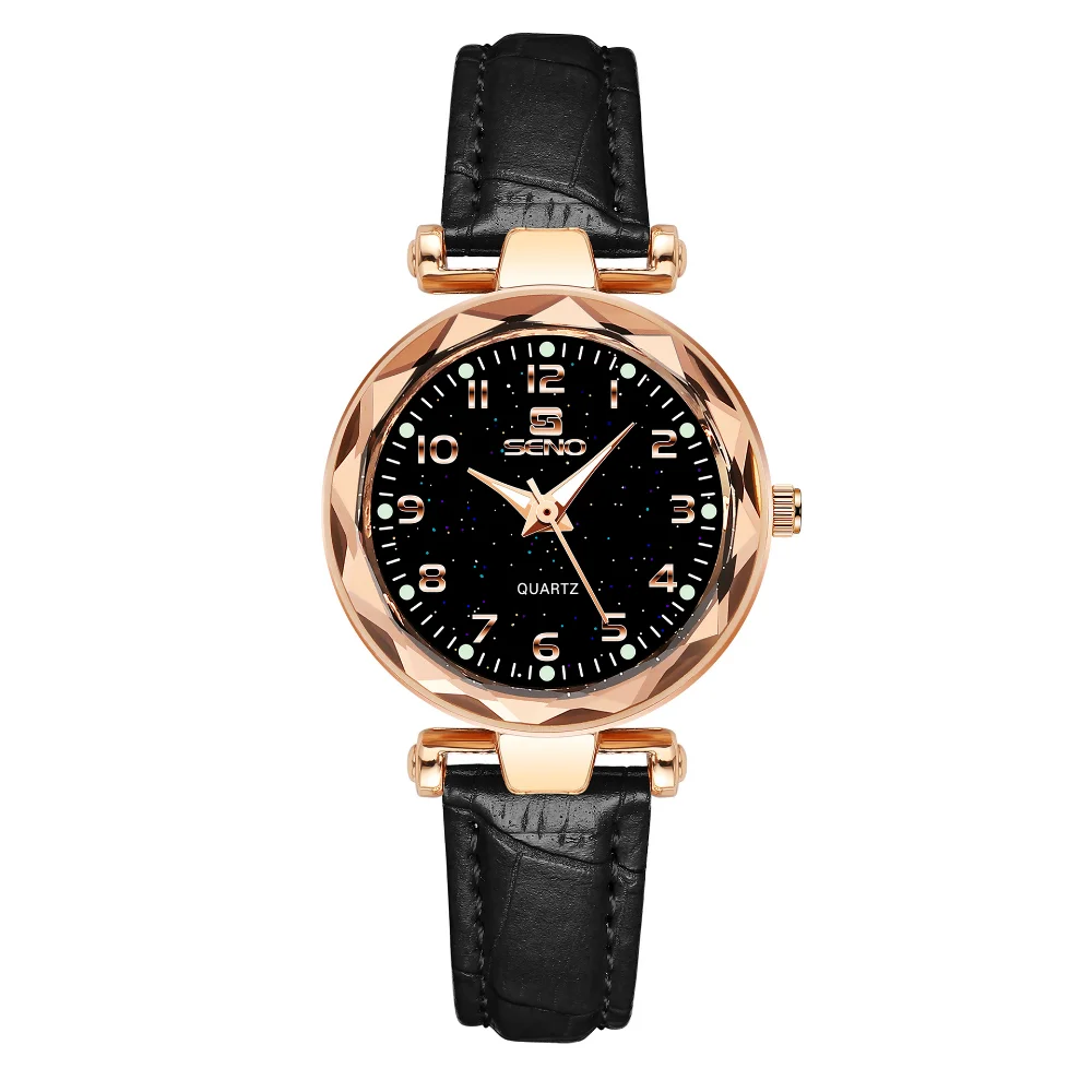 Hot Selling Starry Sky Watch Women's Fashion Trend Waterproof Belt Quartz Watch