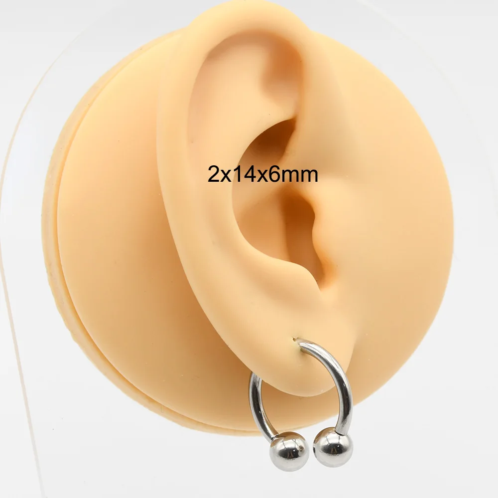 Кольцо-Подкова из нержавеющей стали 12-00 г