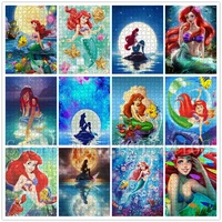 the little mermaid puzzles for adults creative decompress toys disney princess ariel jigsaw puzzles childrens education gifts