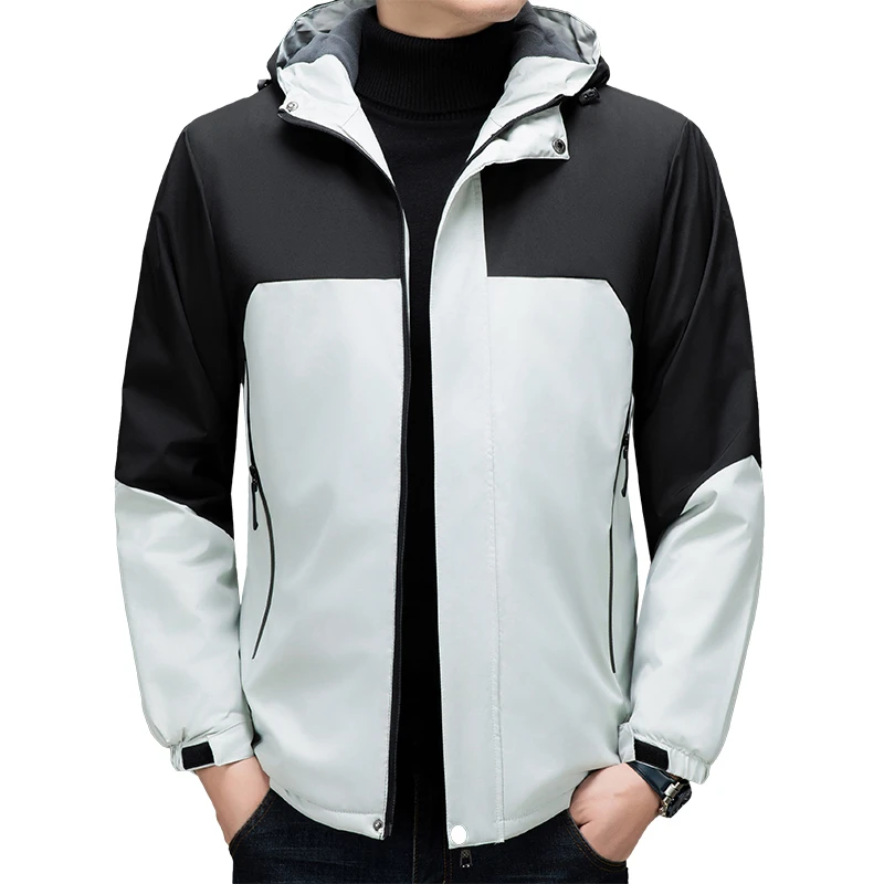 Romon осенне-зимняя новая куртка мужская уличная с утолщенным капюшоном на