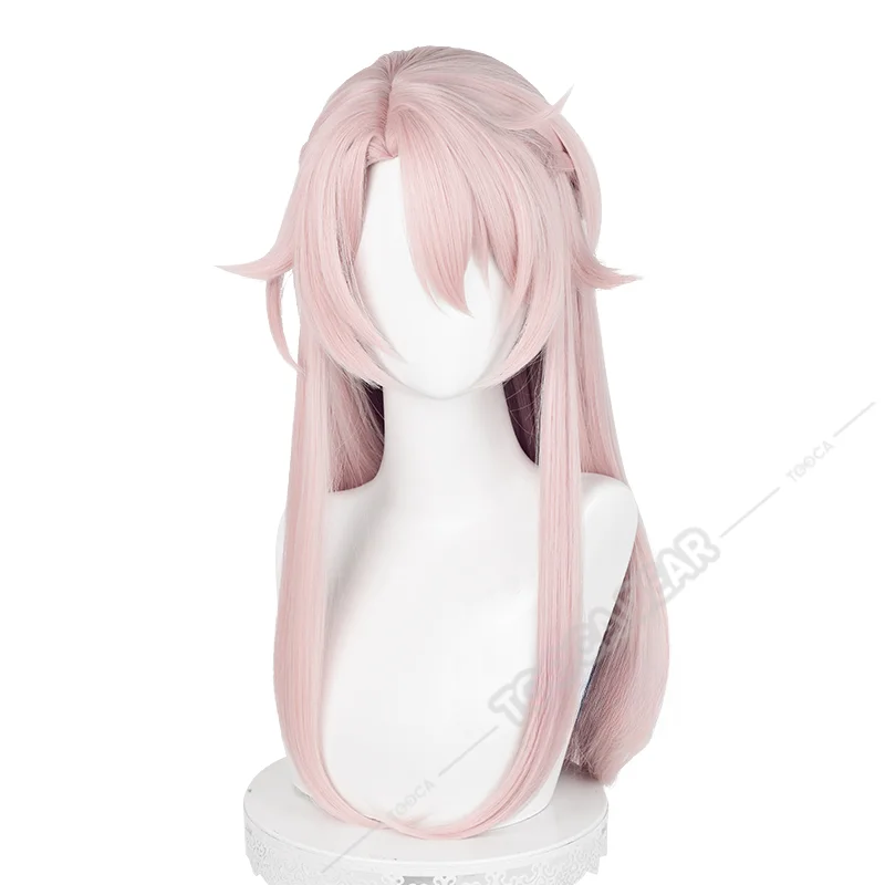 Парик для косплея по мотивам игры Honkai Star Rail Jiaoqiu парик JIAO QIU с розовым градиентом и