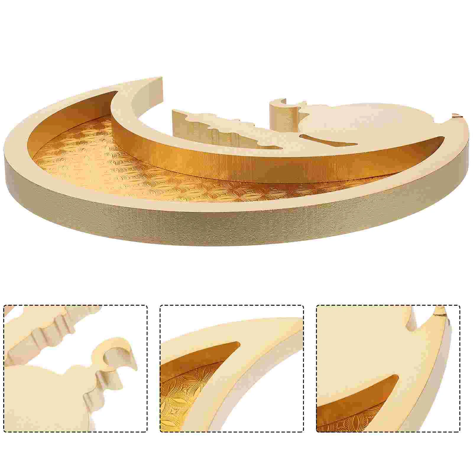 

Mood Serving Tray Wood Serving Tray M Sundries Makeup Tray Ramadan Themed Serving Tray