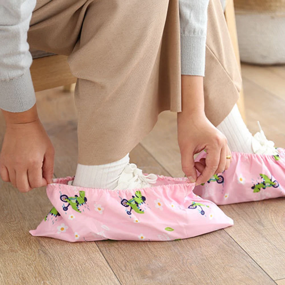 

Thick Reusable Shoe Covers Unisex Non-slip Washable Keep Floor Carpet Cleaning Household Shoes Protector Cover Shoes Covers Hot