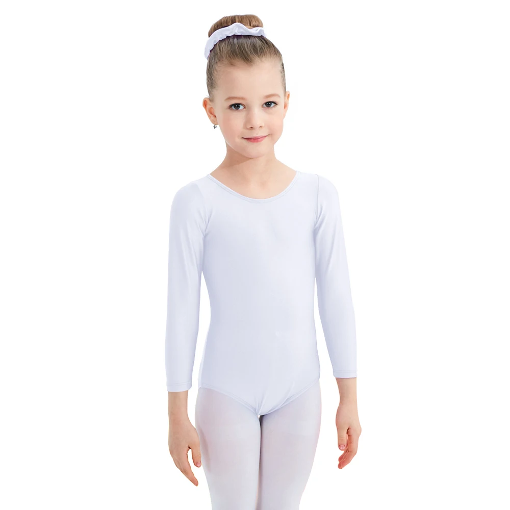 AOYLISEY Girls Ballet Dance Leotard Toddler Long Sleeve Gymnastics ...