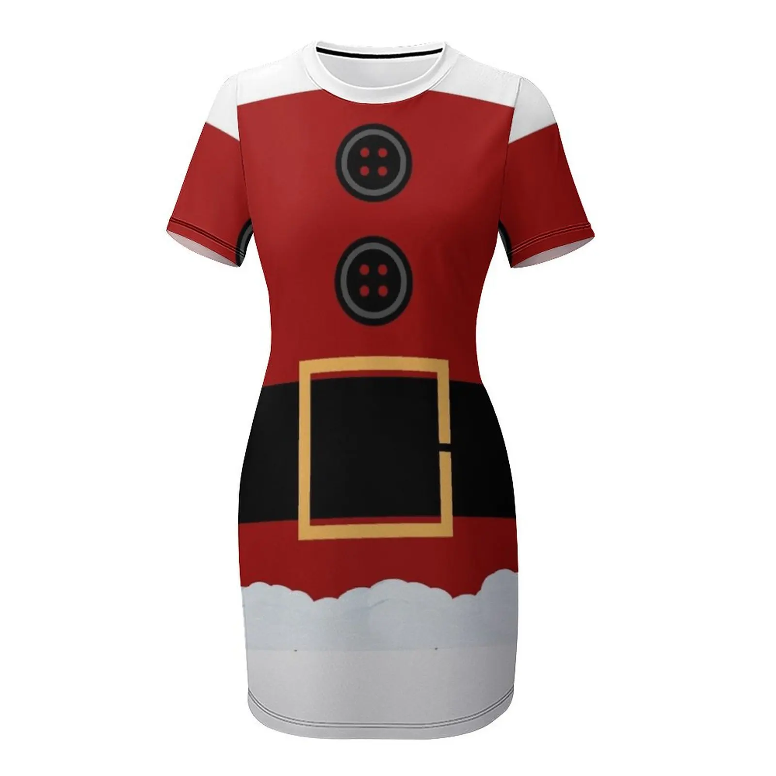 Костюм Санты с Рождеством и праздниками праздничное рождественское платье