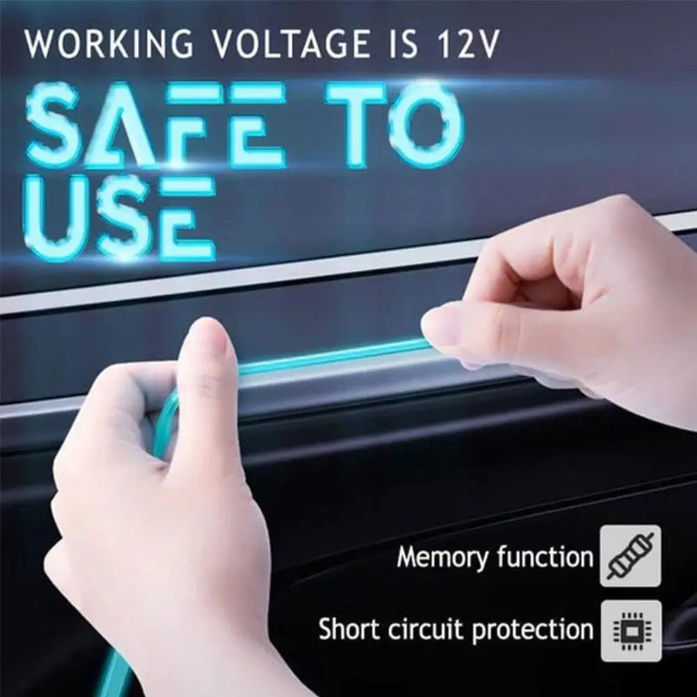 Лидер продаж Светодиодная лента 2 м для внутреннего освещения автомобиля