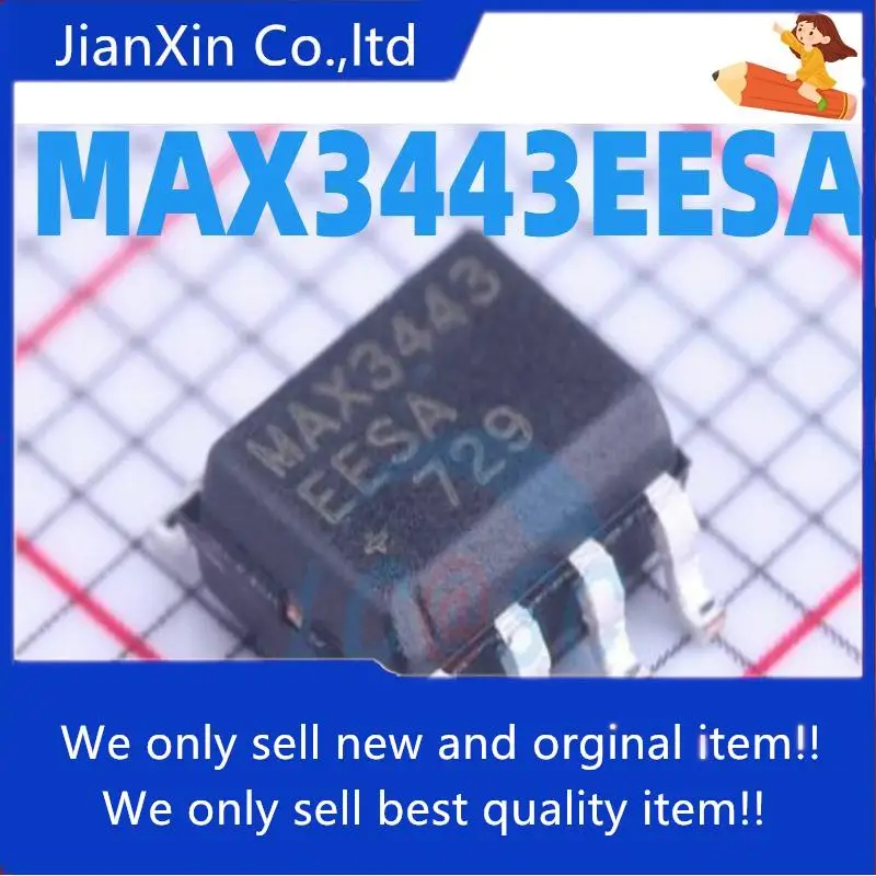 

10pcs 100% orginal new RS-485/RS-422 chip/MAX3443EESA SOIC-8