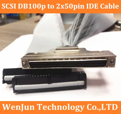 

Кабель-удлинитель SCSI DB100pin «папа»-«мама», 50 pin-DB100