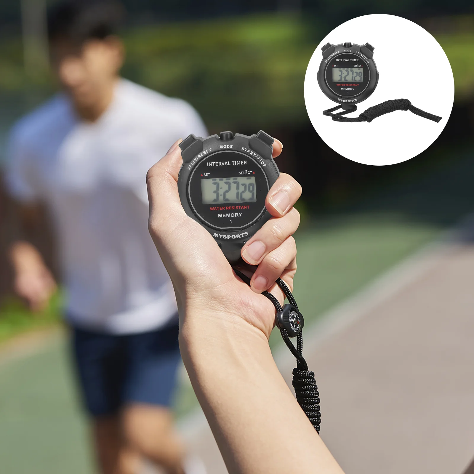 

Waterproof Chronograph Digital Timer Referees Sports Stopwatch Outdoor Electronic Multi-Function