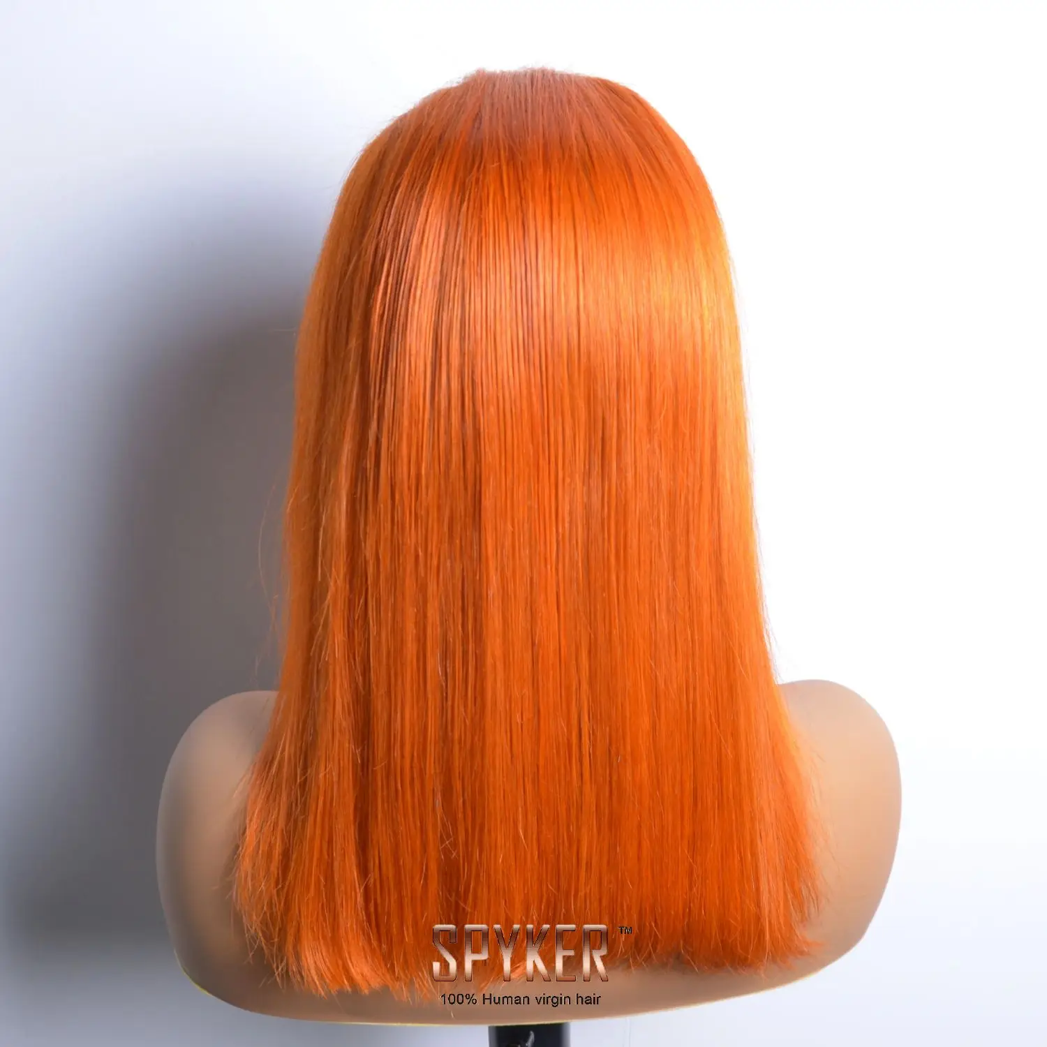 Парики 350 # окрашенные Имбирно-оранжевые плотность 200% прямые парики с двойным