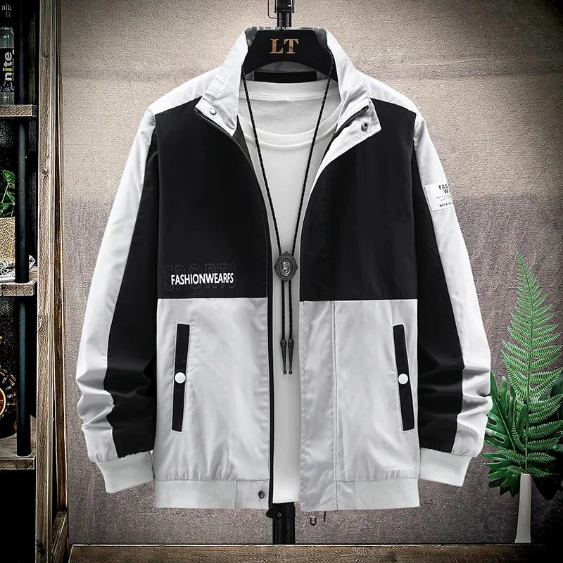 

Jackets Men New Bomber Jacket Men's Windbreakers Zipper Coats Spring Autumn Casual Cargo Jacket Mens Fashion Brand Outerwear 117