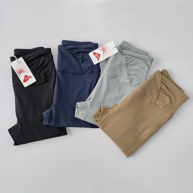 Nude Honey Peach Hip High Waist Fitness Pants Hip Lifting Training Running Leggings Women's Fast Dry Tight Bottoming Yoga Pants