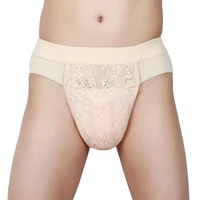 mens underwear masturbation lace sexy silicone prosthesis silicone can x men