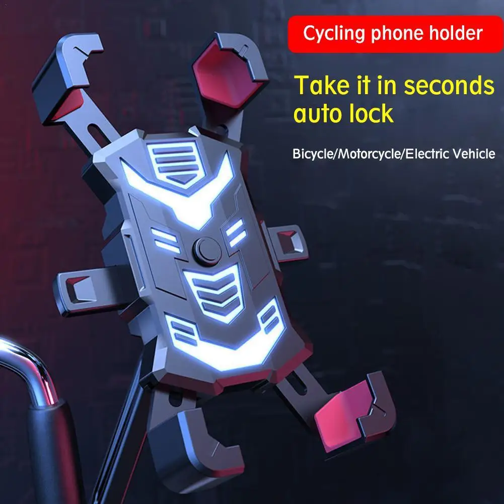 

Bike Phone Holder Bicycle Mobile Cellphone Holder Easy Open Motorcycle Support Mount Mote Phone Holder