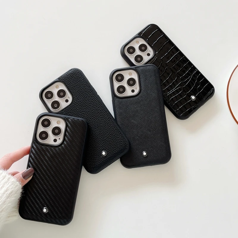 

Luxury Crocodile Print Leather Snake PU Solid color Phone Case For iPhone 14 Pro Max 13 12 11 Pro Max Shockproof Cover Coque