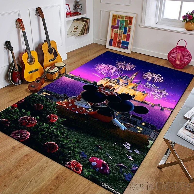 Ковры диснеевские с Микки Маусом и Минни 80x120 см