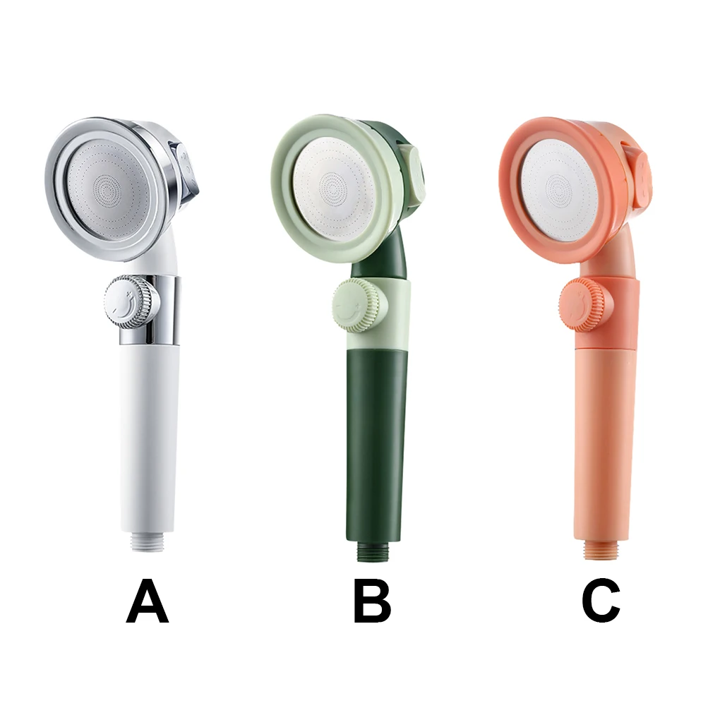 

Three-Gear Boost Shower Head Set Adjustable Handheld Showerhead Set Pressure Boosting Plating Bath Sprayer Home Shower Tools