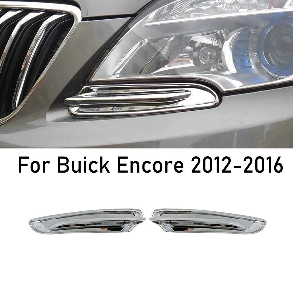 

Hot Sale Car Accessories For Buick Encore 12-2016 Chrome Front Light Trim Cover Head Lamp Bezel Molding