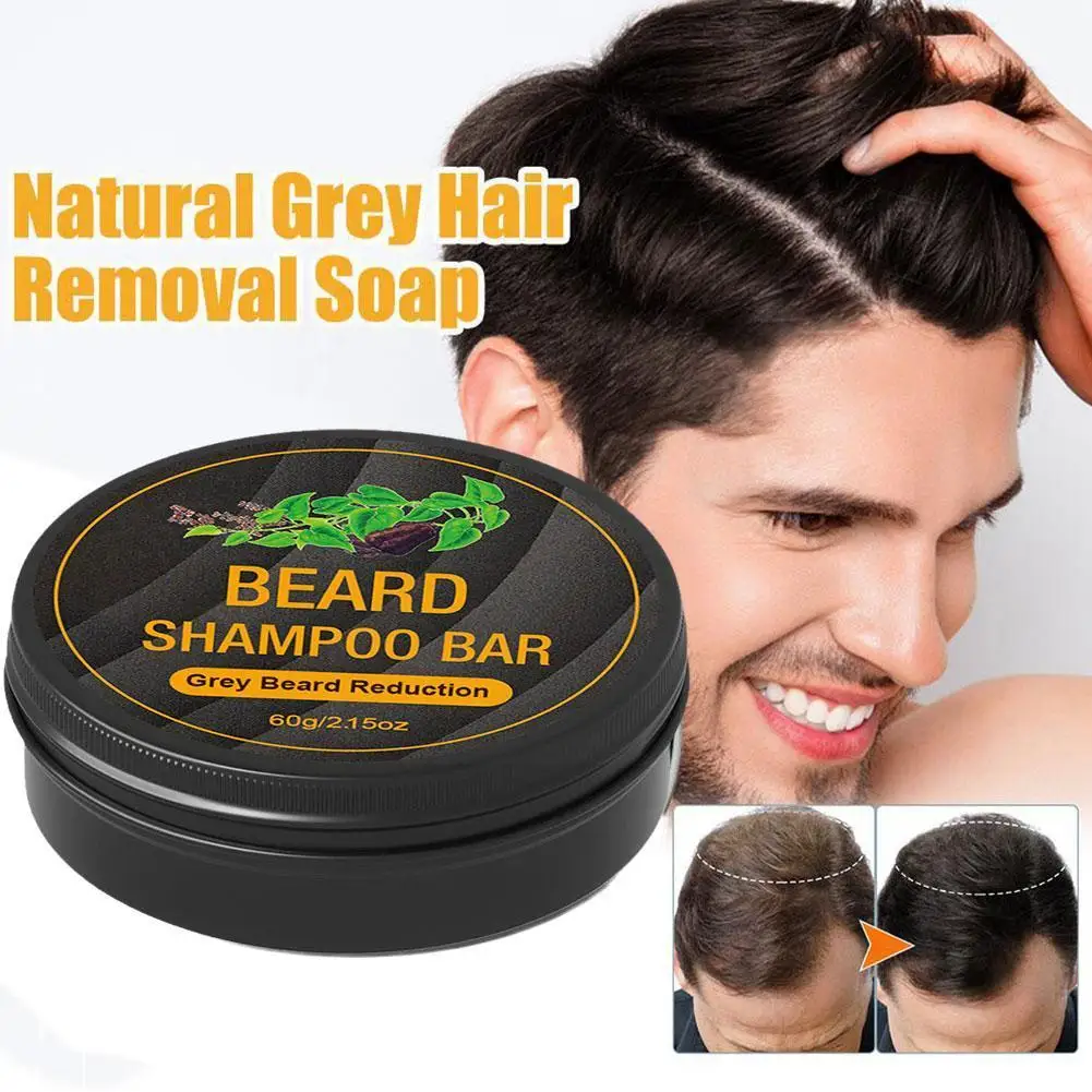 

Hair Darkening Shampoo Bar 60g Fallopia Multiflora Essence Loss Fast Hair Black Cleansing Soap Anti Effective Mild Hair Org I5K3