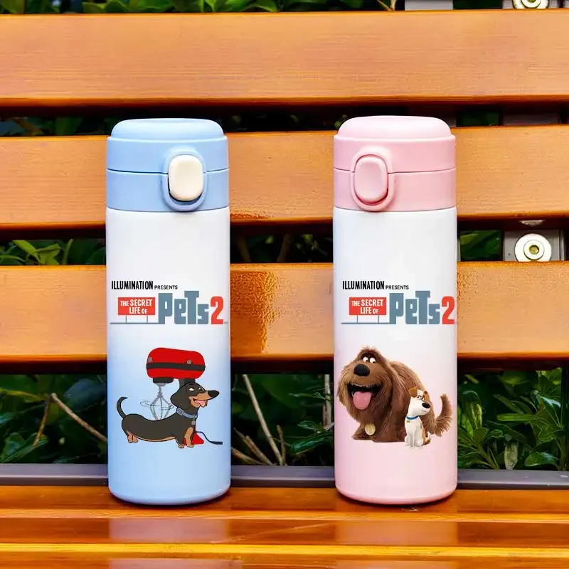 420ML The Secret Life of Pets Children's Insulated Cup Portable Stainless Steel Water Outdoor Sports Leak Proof Bottle