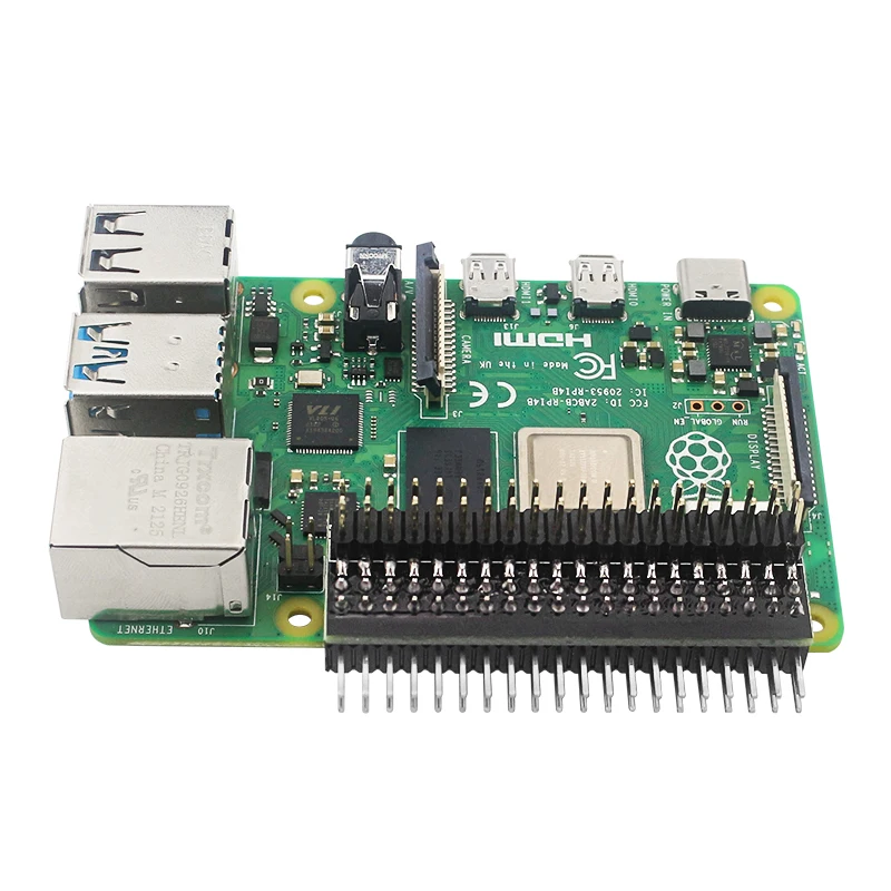 Фото Raspberry Pi 40-контактный удлинитель GPIO, двухрядный удлинитель с прямым углом для Pi 4B 3B + 3B Zero 2 Вт №3