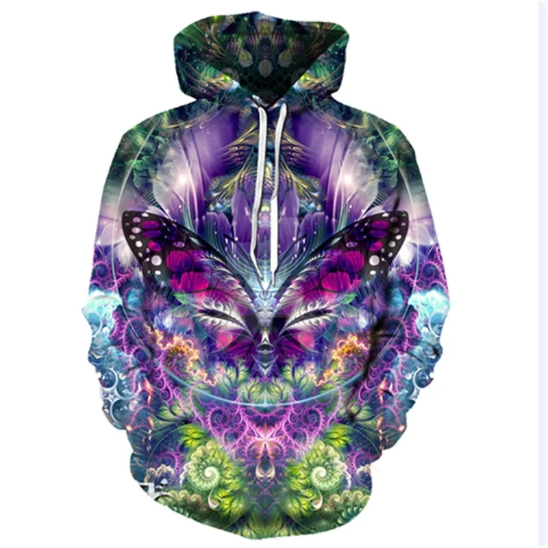 

Women's Hoodie Psychedelic Mandala 3D Printed Pullover